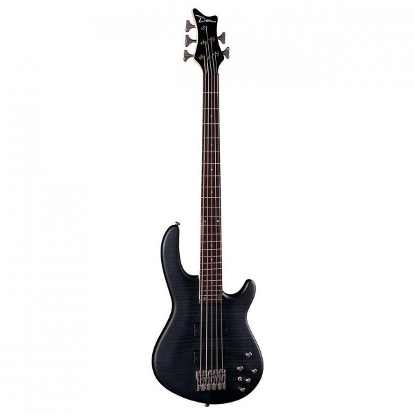Dean Edge 5 Flame Top, Trans Black Satin Front View