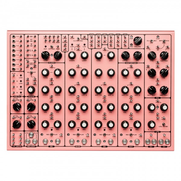 SOMA Laboratory PULSAR-23 Organismic Drum Machine, Pink (Screw) - Top