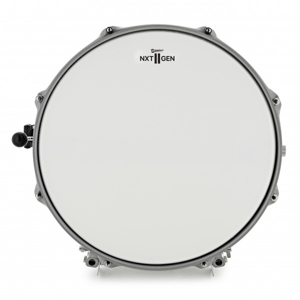 Premier NXT GEN Marching 14" x 12" Traditional Snare Drum & Top Snare, White