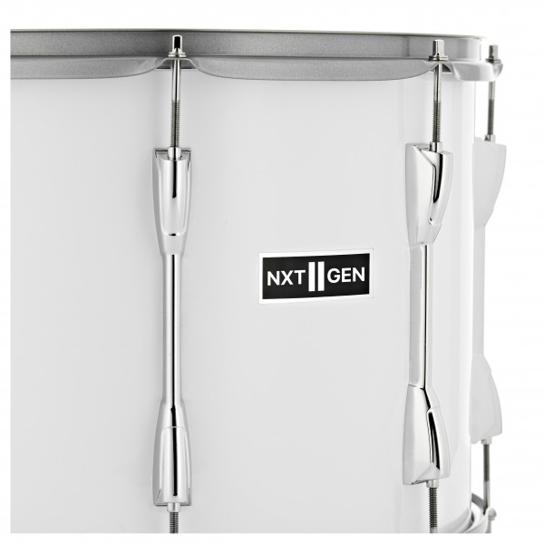 Premier NXT GEN Marching 16" x 12" Traditional Tenor Drum, White