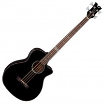 Dean Exotica Supreme Electro Acoustic Bass, Classic Black