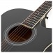 Dreadnought Cutaway Electro Acoustic Guitar & Accessory Pack by Gear4music, Black