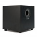 ELAC Debut 2.0 SUB10.2 Subwoofer, Black Ash - angled right