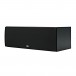 ELAC Debut C5.2 Vinyl Centre Speaker, Black Ash - angled left with grille