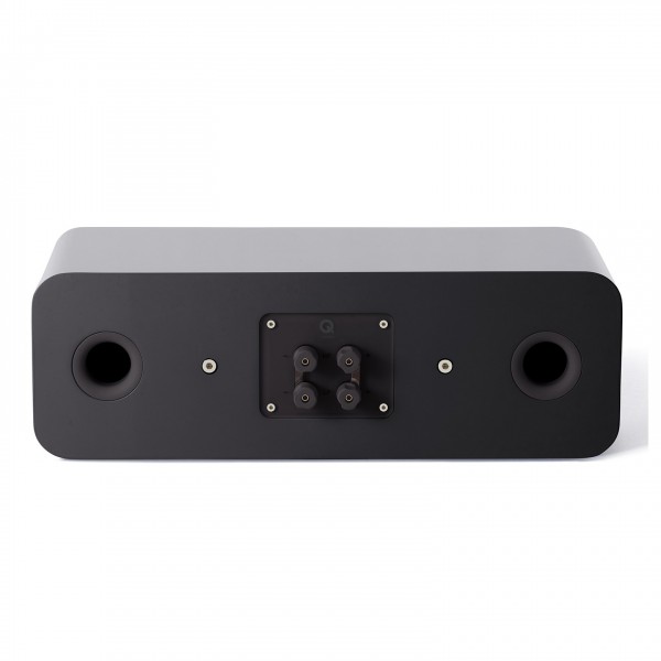 Q Acoustics Concept 90 Centre Speaker, Gloss Black Back View