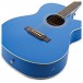 Single Cutaway Electro Acoustic Guitar & Accessory Pack by Gear4music, Blue