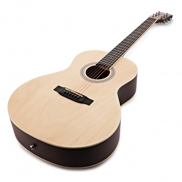Parlour Left Handed Acoustic Guitar & Accessory Pack by Gear4music, Natural