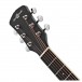 Parlour Left Handed Electro Acoustic Guitar Black, 15W Acoustic Amp & Accessory Pack