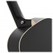 Single Cutaway Acoustic Guitar Pack by Gear4music, Black
