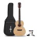 Parlour Electro Acoustic Guitar & Accessory Pack by Gear4music, Natural