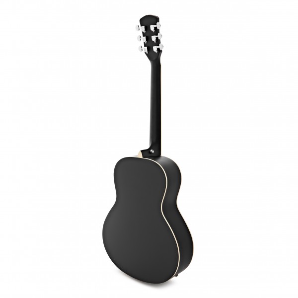 Parlour Left Handed Electro Acoustic Guitar & Accessory Pack by Gear4music, Black