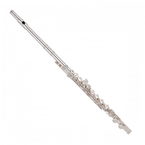 Trevor James TJ10XP Student Flute, Silver Riser and Lip