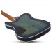 Schecter PT Pro MN, Trans Blue Burst - back laying