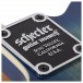 Schecter PT Pro MN, Trans Blue Burst - neck plate
