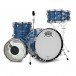 Pearl President Deluxe 4-teiliger 22''-Kesselsatz, Ocean Ripple – Gratis-Snaredrum