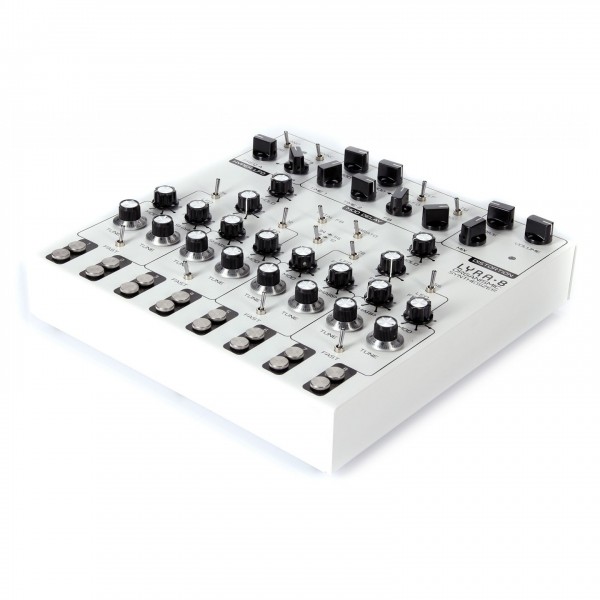 Lyra-8 Organisimic Analog Synthesizer, White - Angled