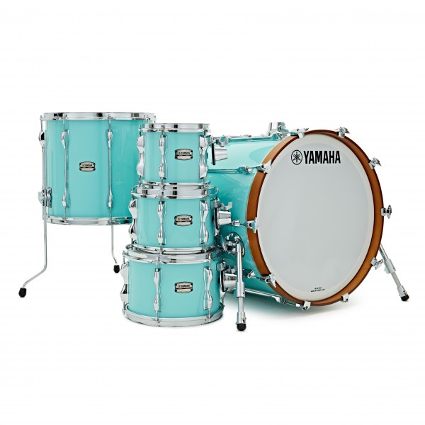Yamaha Recording Custom 22" 5pc Shell Pack, Surf Green