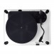 Transparent Vinyl Record Player, Black - Top