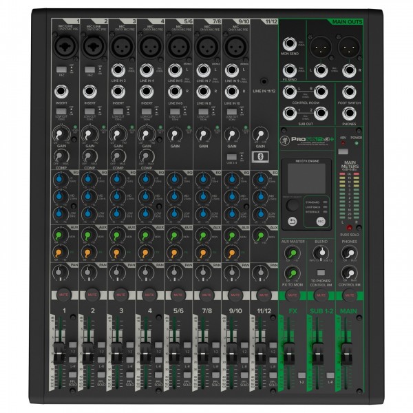 Mackie ProFX12v3+ Analog Mixer - Top