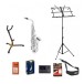 Yamaha YAS280 Student Alto Saxophone Package, Silver Plated