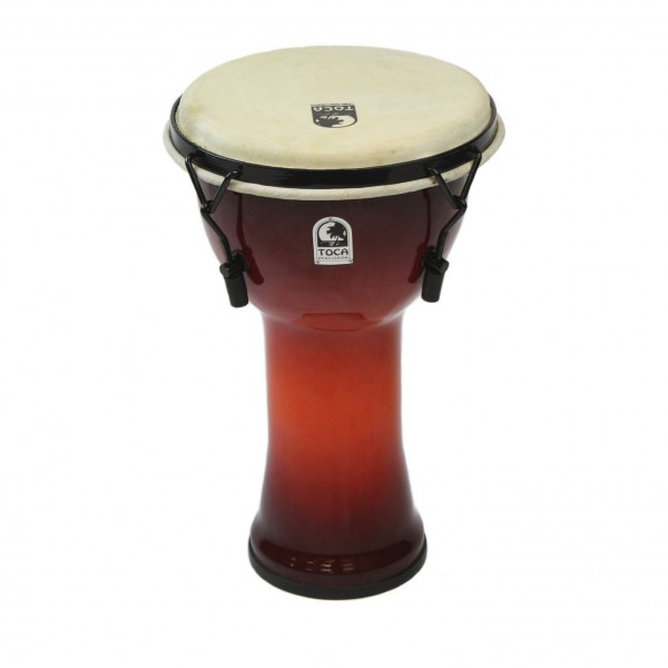 Toca 9" Djembe Freestyle Mechanically Tuned, African Sunset