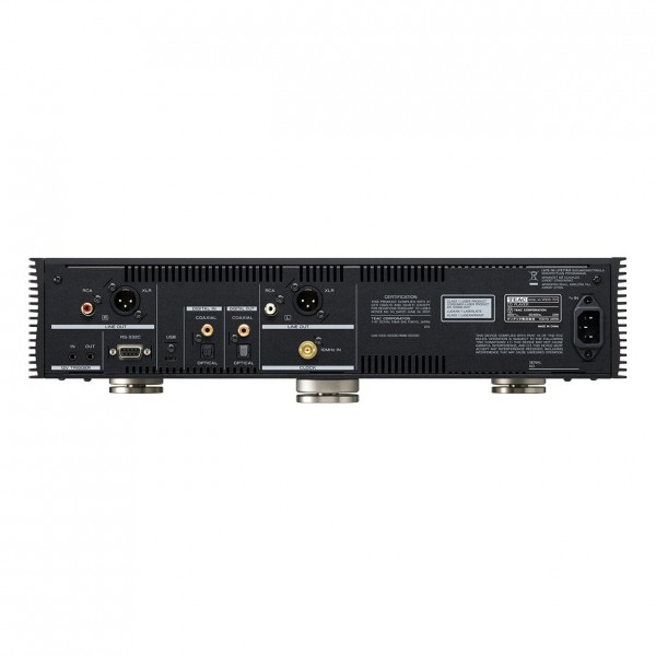 TEAC VRDS-701 CD Player, Black - Rear