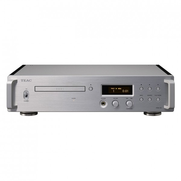 TEAC VRDS-701 CD Player, Silver - Front