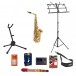 Elkhart 100AS Student Alto Saxophone, Package