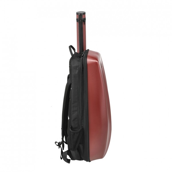 Gewa Violin Space Case, 4/4-3/4, Red - side