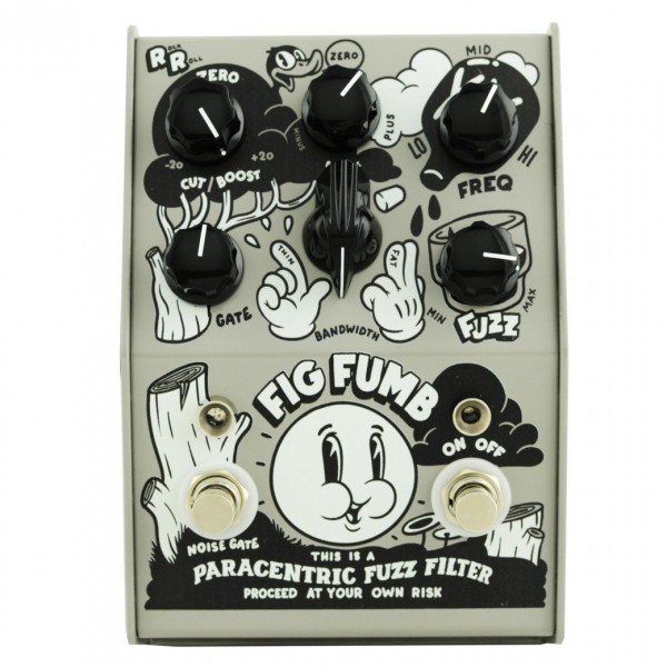 Stone Deaf FX Fig Fumb Paracentric Fuzz Pedal, Grey