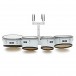 Olympic Marching Set de Toms Ténors 8/10/12/13 pour Fanfare, Blanc