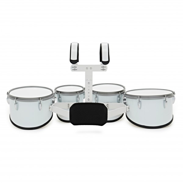 Premier NXT GEN Marching 8/10/12/13 Drum Corps Multi-Tenor Set, White