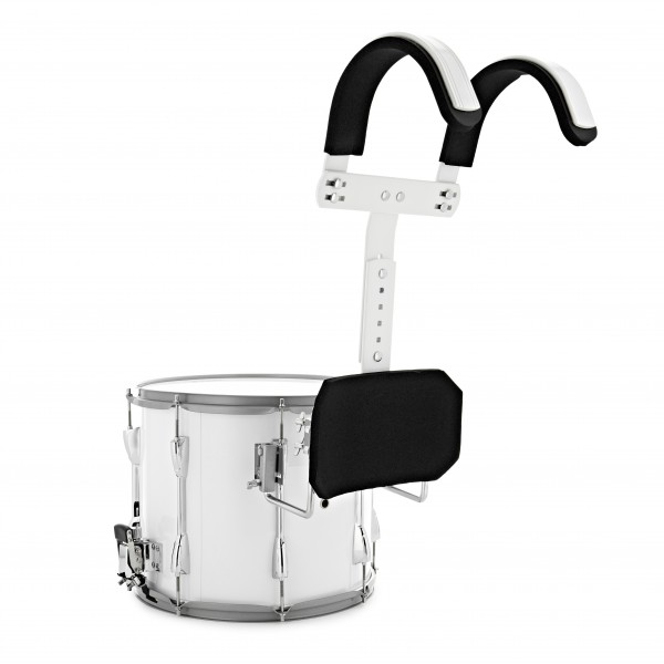 Premier NXT GEN Marching 14" x 12" Drum Corps Snare Drum, White