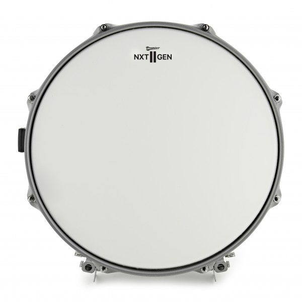 Premier NXT GEN Marching 14" x 12" Drum Corps Snare Drum, White