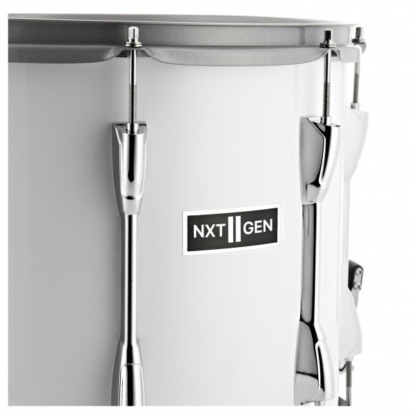 Premier NXT GEN Marching 14" x 12" Drum Corps Snare Drum, White