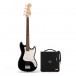 Squier Sonic Bronco Bass LRL, negro y Eden Orbiter 8 Bass Combo Amp