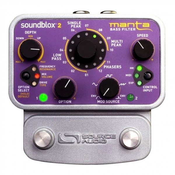 Manta Bass Filter Pedal Front