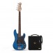 Squier Affinity Precision Bass PJ LRL, Lake Placid Blue & Eden Orbiter 8 Bass Combo Amp