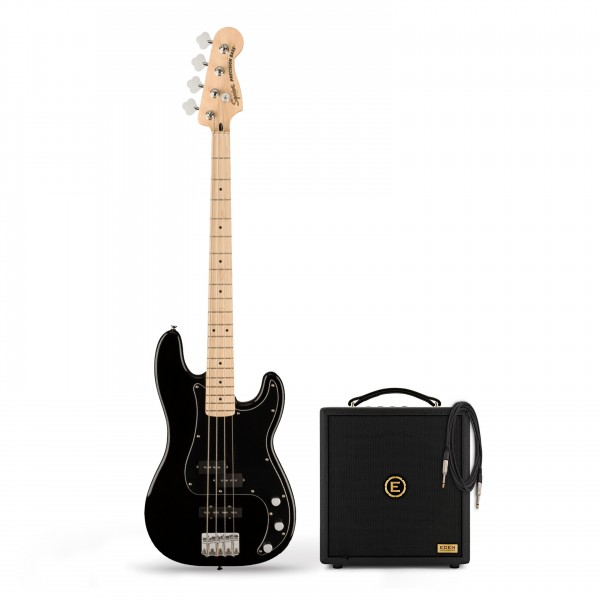 Squier Affinity Precision Bass PJ MN, Black & Eden Orbiter 8 Combo