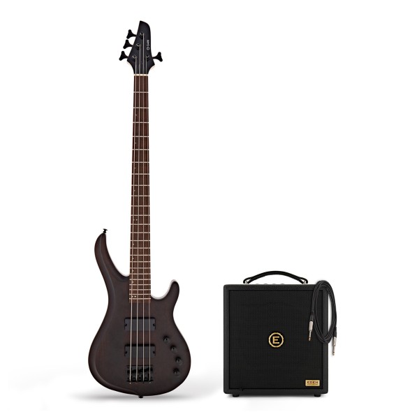 G4M 878 Bass Guitar, Walnut Stain & Eden Orbiter 8 Combo