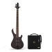 G4M 878 Bass Guitar, Walnut Stain & Eden Orbiter 8 Combo