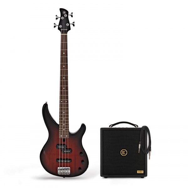 Yamaha TRBX174 Bass, Old Violin Sunburst & Eden Orbiter 8 Combo