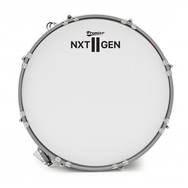 Premier NXT GEN Marching 16" x 14" Drum Corps Bass Drum, Black