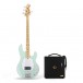 Sterling Stingray Ray4 Bass, Mint Green& Eden Orbiter 8 Combo