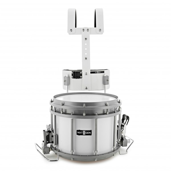 Premier NXT GEN Marching 13" x 10" High Tension Snare Drum, White