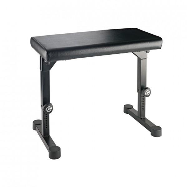 K&M 14087 Piano Bench, Imitation Leather, Black