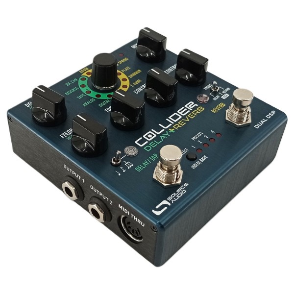SOURCE AUDIO 　Collider Source Audio Collider Delay & Reverb Pedal - Secondhand | Gear4music
