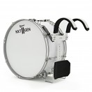 Premier NXT GEN Marching 22" x 10" tradisjonell basstromme, hvit