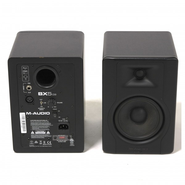 M-Audio BX5-D3 Studio Monitors (Pair) - Secondhand