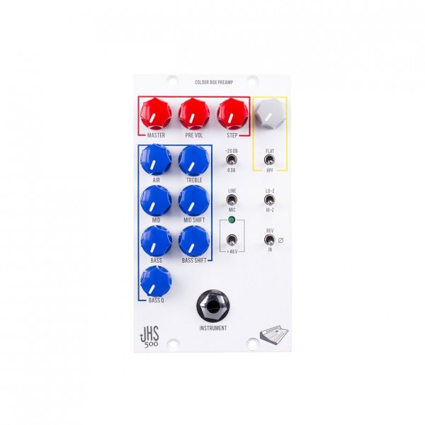 JHS Pedals Lunchbox 500 Series Colour Box Outboard Preamp/EQ